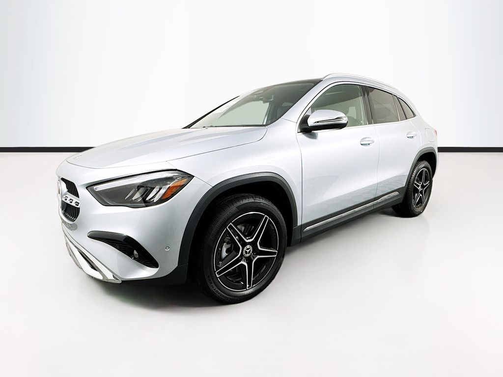 Silver 2026 Mercedes-Benz GLA SUV / Crossover All-Wheel Drive 8-Speed Dual Clutch