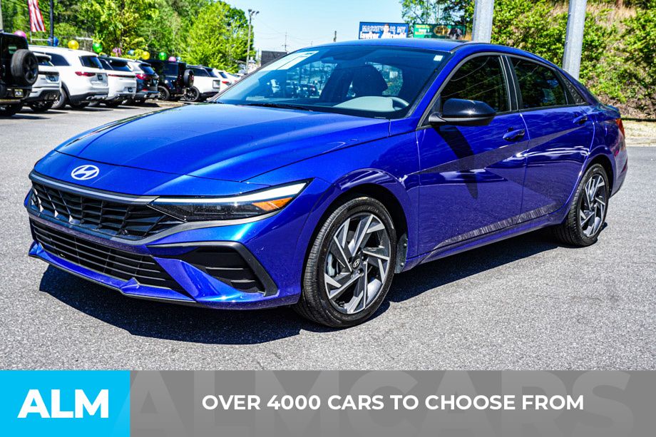 Used 2025 Blue Hyundai SEL Sport image 3