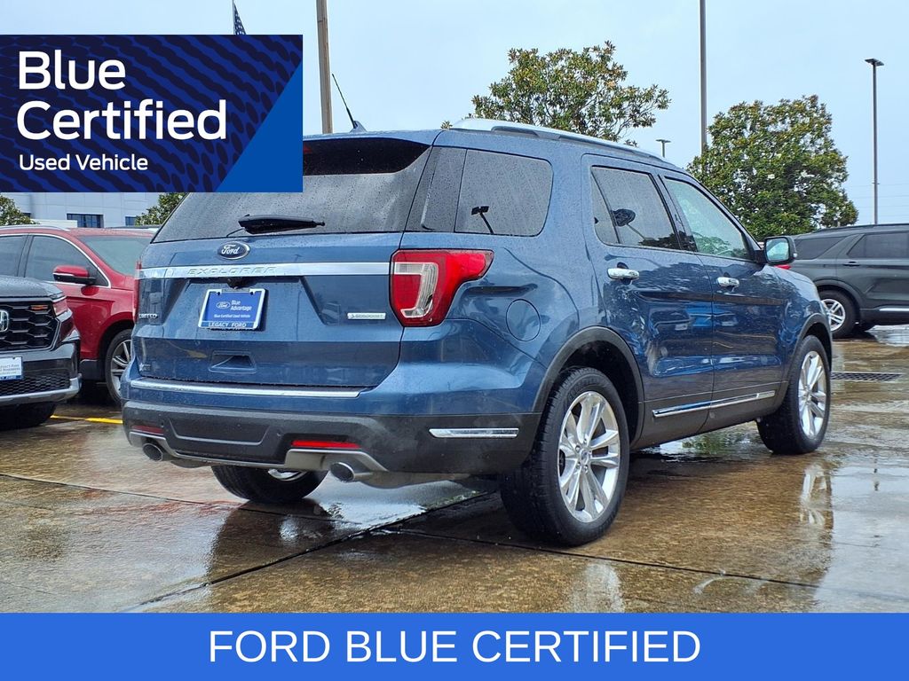 2019 Ford Explorer Limited Blue at Baytown Hyundai