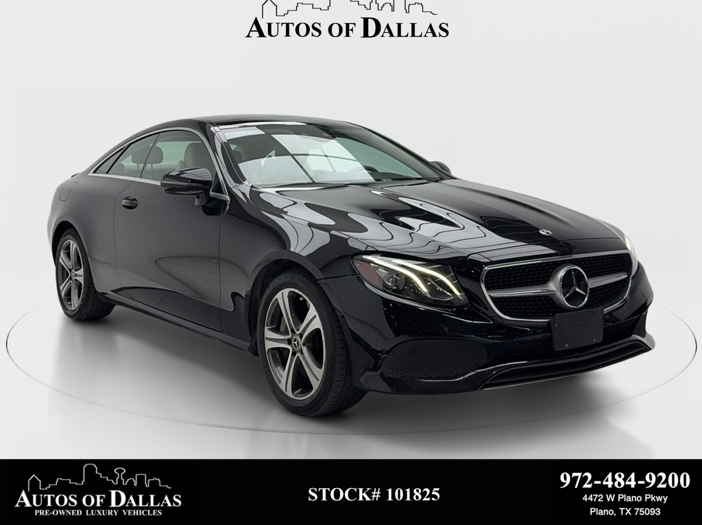 Black 2019 Mercedes-Benz E-Class Coupe All-Wheel Drive 9-Speed Automatic