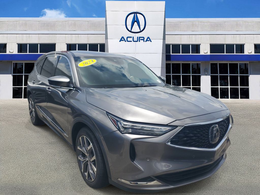 Liquid Carbon Metallic 2024 Acura MDX SUV / Crossover All-Wheel Drive Automatic