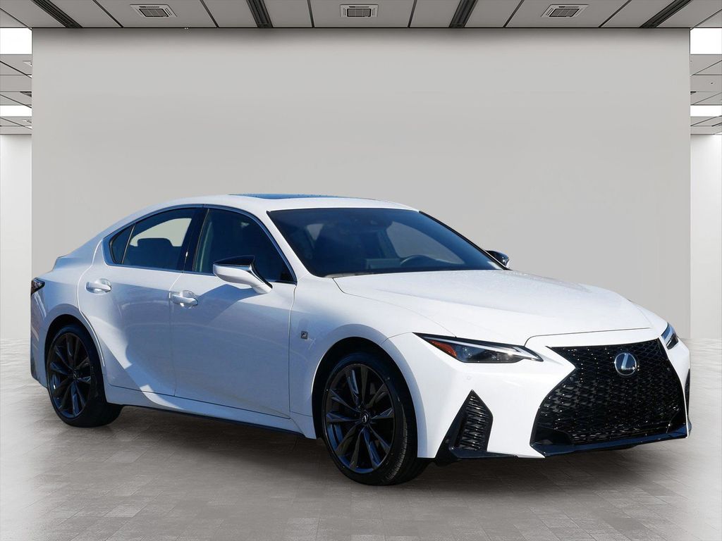 Ultra White 2023 Lexus IS 350 F Sport AWD Sedan All-Wheel Drive 6-Speed Automatic