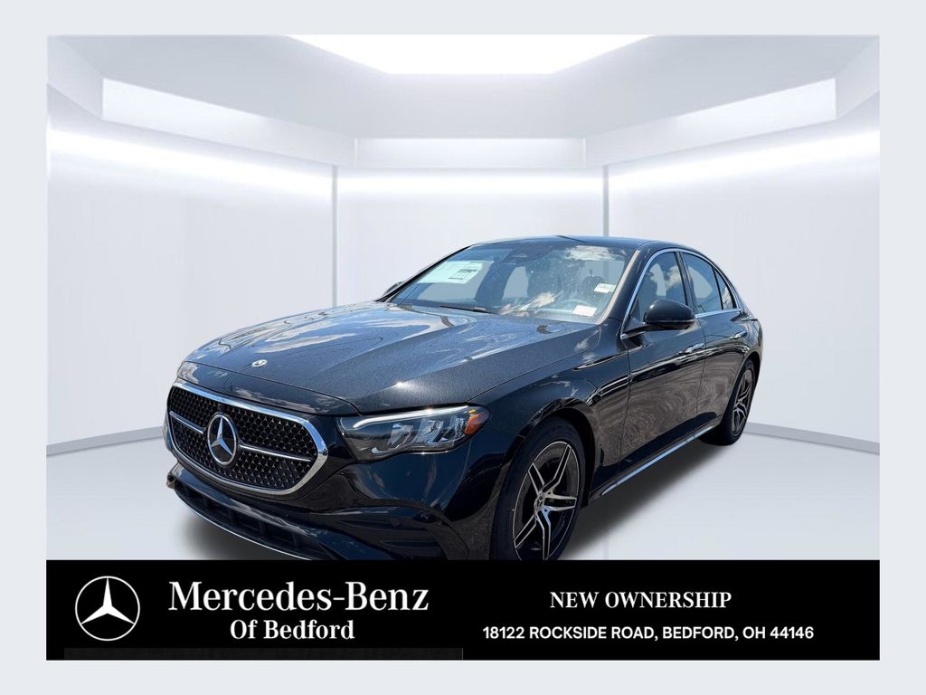Black 2026 Mercedes-Benz E-Class Sedan All-Wheel Drive 9-Speed Automatic