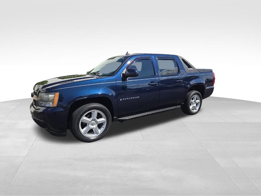 Blue Granite Metallic 2008 Chevrolet Avalanche Pickup Truck Four-Wheel Drive 4-Speed Automatic Overdrive