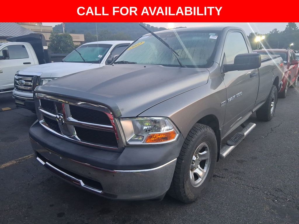 Mineral Gray Metallic 2012 RAM 1500 Pickup Truck Four-Wheel Drive 6-Speed Automatic