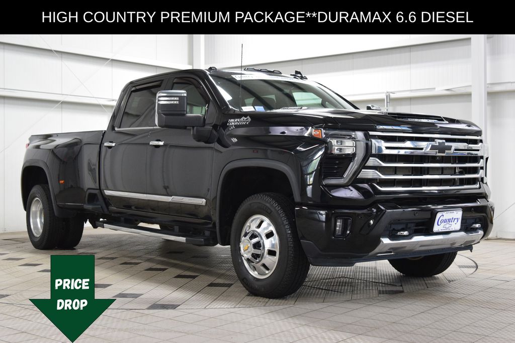 Black 2024 Chevrolet Silverado 3500HD Pickup Truck Four-Wheel Drive Automatic