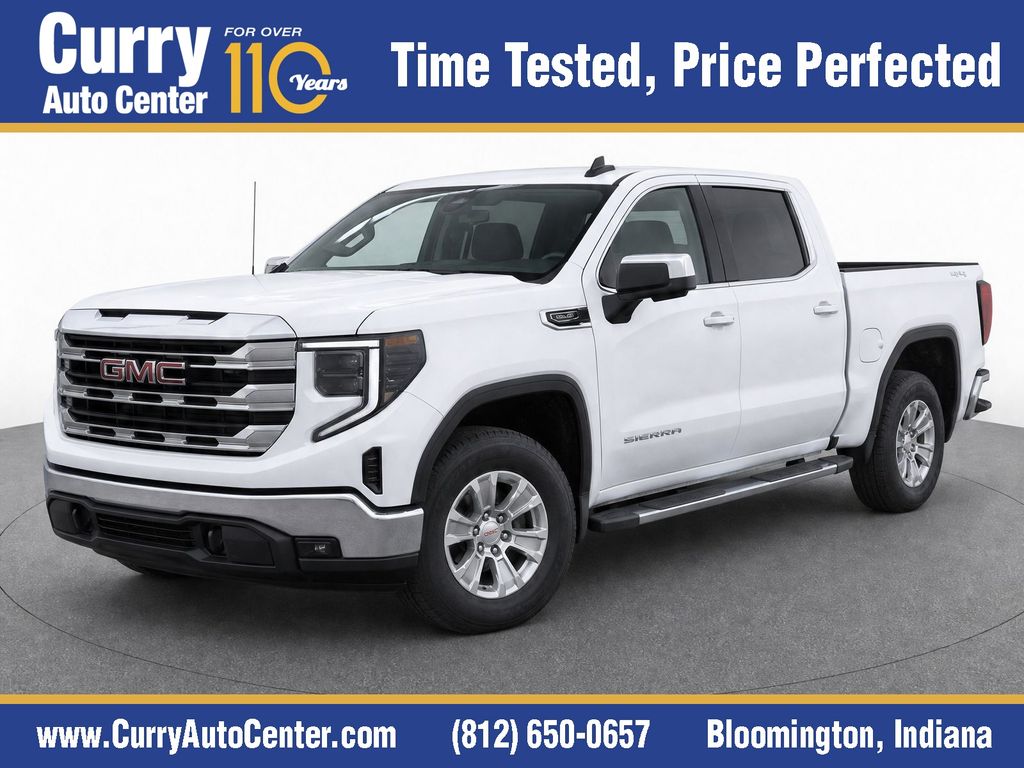 Summit White 2024 GMC Sierra 1500 Pickup Truck Four-Wheel Drive 8-Speed Automatic