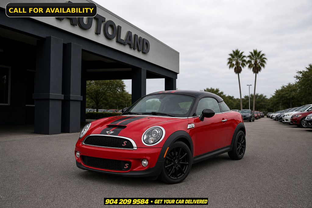 Chili Red 2014 MINI Cooper Coupe Coupe Front-Wheel Drive 6-Speed Manual Overdrive