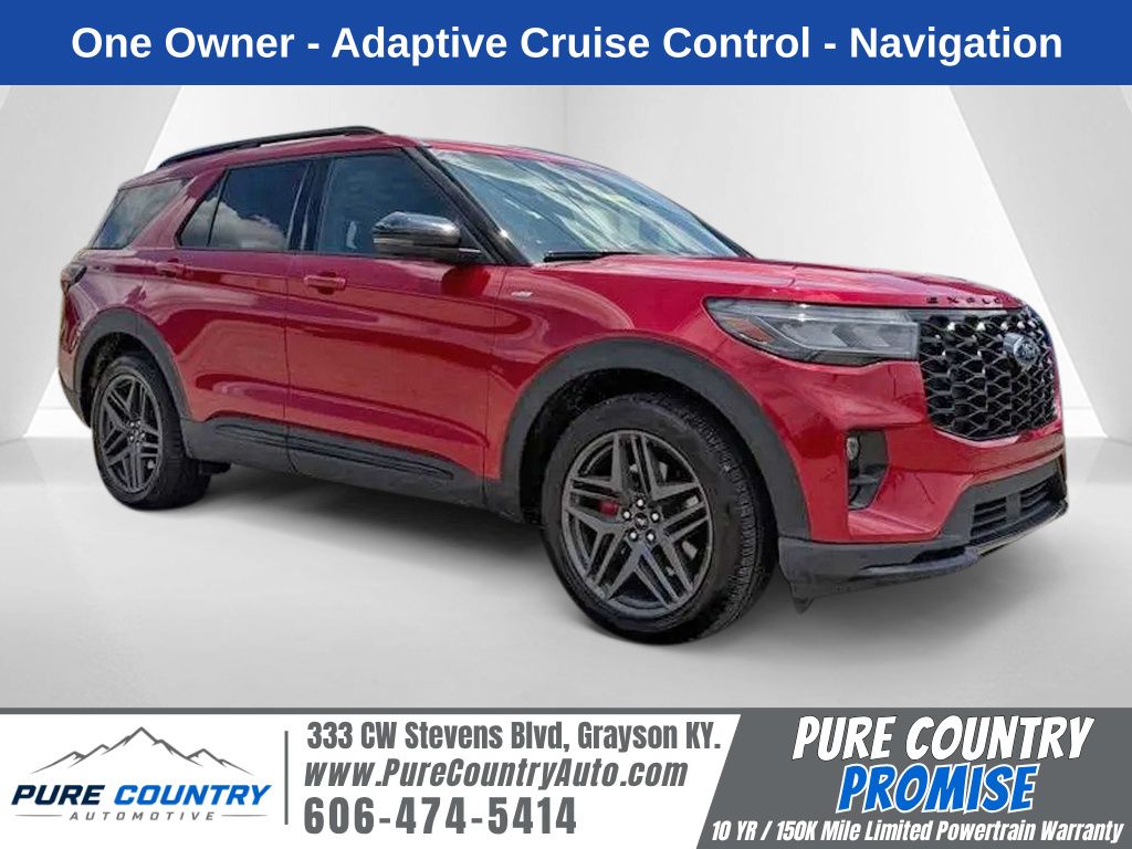 Red Metallic 2026 Ford Explorer SUV / Crossover All-Wheel Drive Automatic