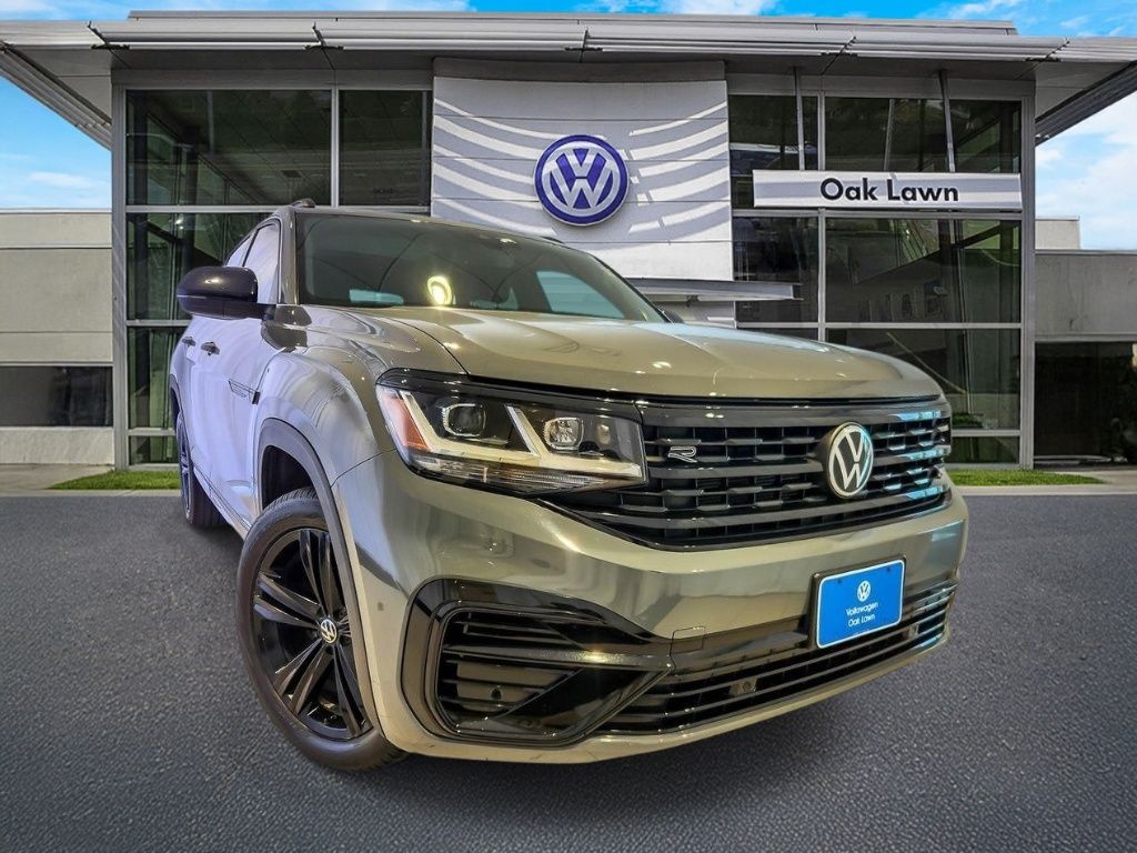 Gray 2023 Volkswagen Atlas Cross Sport SUV / Crossover All-Wheel Drive 8-Speed Automatic