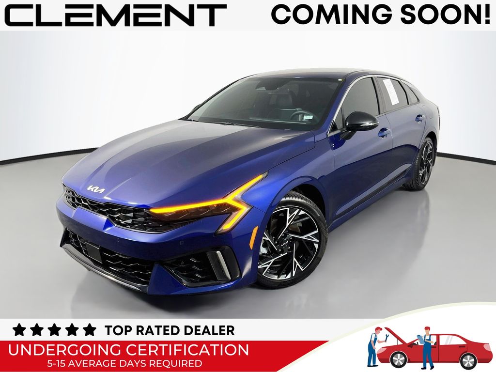 Yacht Blue 2025 Kia K5 Sedan Front-Wheel Drive 8-Speed Automatic