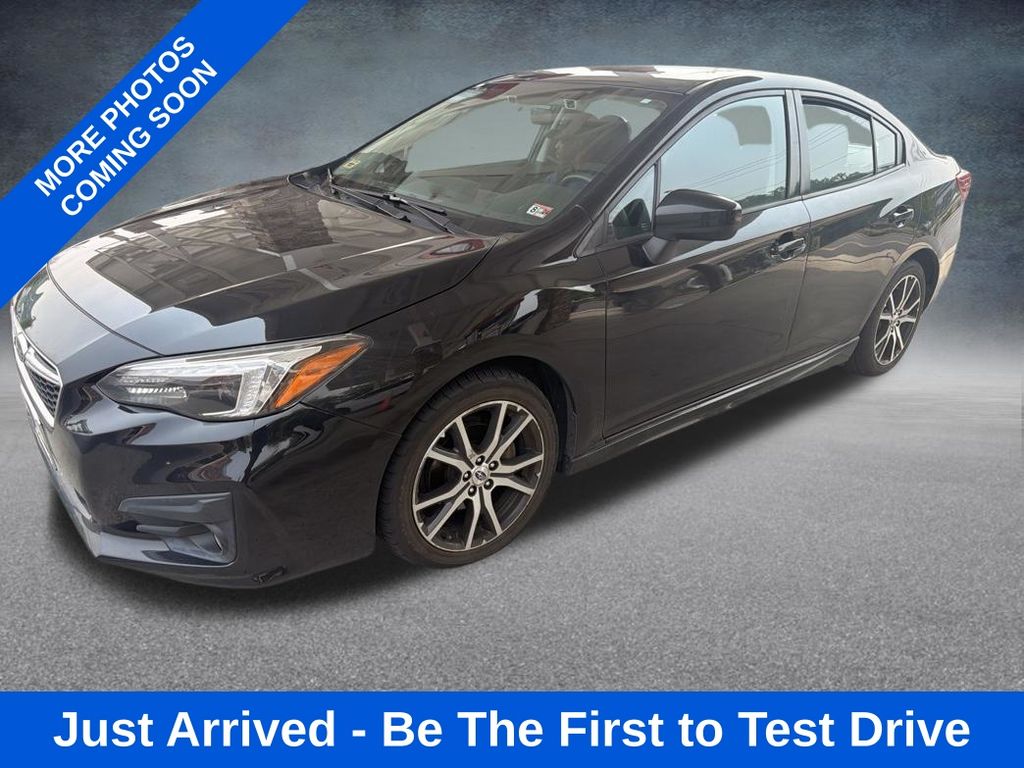 Crystal Black Silica 2017 Subaru Impreza Sedan All-Wheel Drive Continuously Variable Transmission