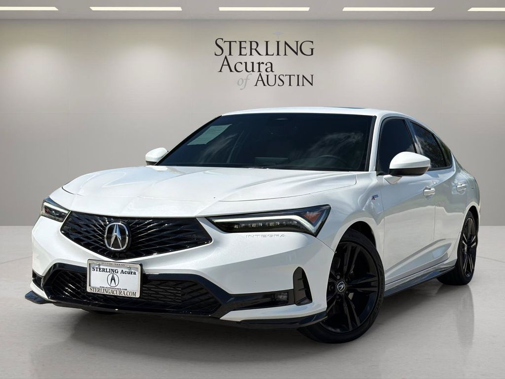 White 2026 Acura Integra Sedan Front-Wheel Drive Continuously Variable Transmission
