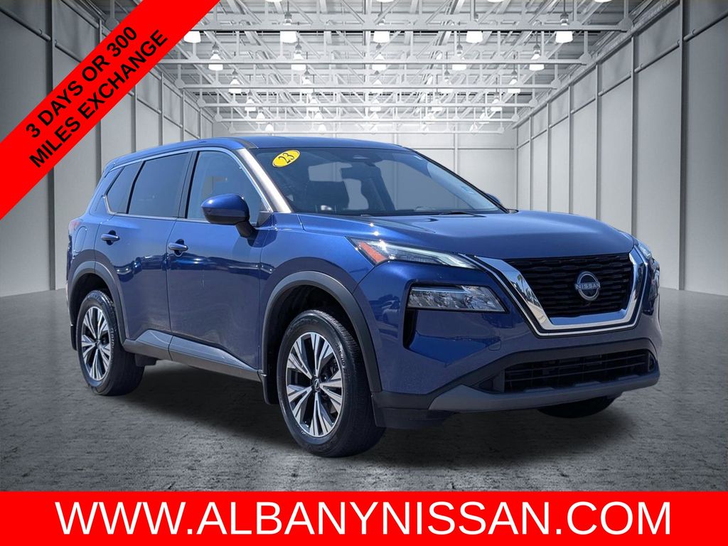 Caspian Blue Metallic 2023 Nissan Rogue SUV / Crossover All-Wheel Drive Continuously Variable Transmission