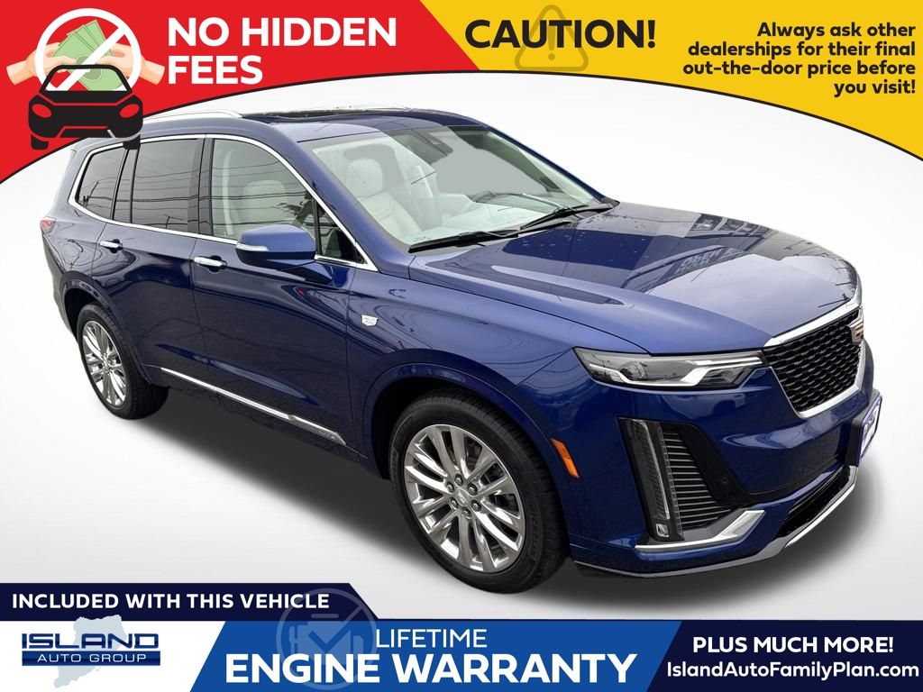 Opulent Blue Metallic 2023 Cadillac XT6 Premium Luxury AWD SUV / Crossover Four-Wheel Drive 9-Speed Automatic