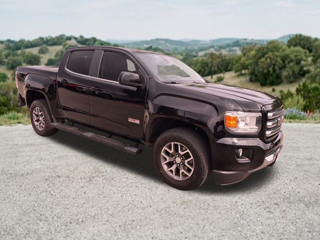 Onyx Black 2015 GMC Canyon SLE Crew Cab Pickup Truck 4X2 6-Speed Automatic