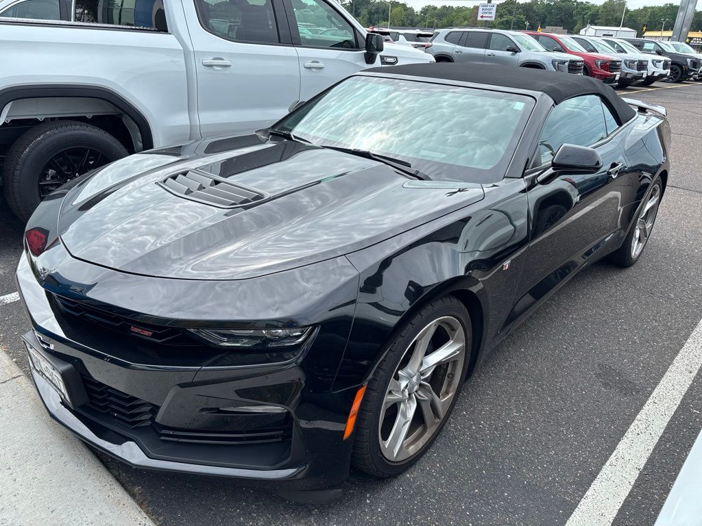 Black 2019 Chevrolet Camaro Convertible Rear-Wheel Drive Automatic