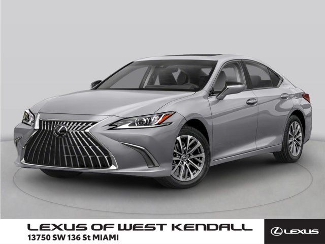 Black (Obsidian) 2023 Lexus ES Sedan 8-Speed Automatic