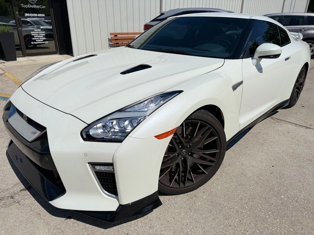 Pearl White Tricoat 2020 Nissan GT-R Premium AWD Coupe All-Wheel Drive 6-Speed Automatic