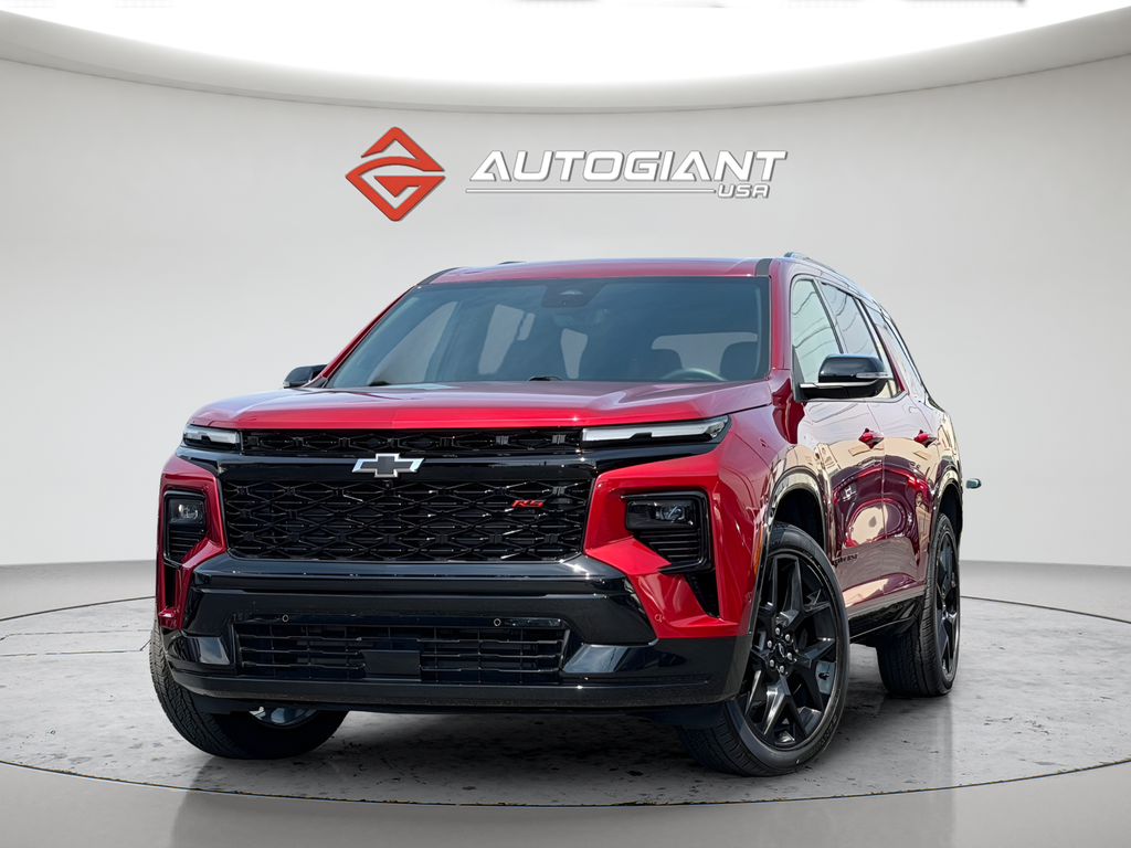 Radiant Red Tintcoat 2025 Chevrolet Traverse SUV / Crossover Four-Wheel Drive 8-Speed Automatic