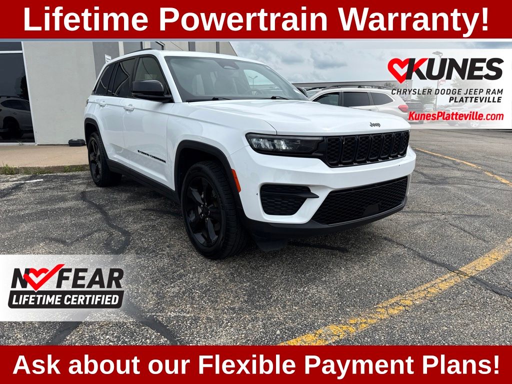 Bright White Clearcoat 2023 Jeep Grand Cherokee SUV / Crossover Four-Wheel Drive 8-Speed Automatic