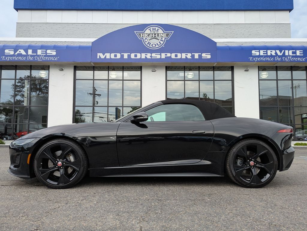 Black 2021 Jaguar F-TYPE Convertible Rear-Wheel Drive Automatic