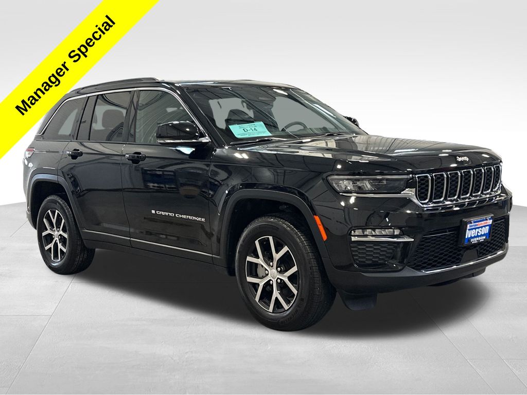 Diamond Black Crystal Pearlcoat 2024 Jeep Grand Cherokee Limited 4WD SUV / Crossover Four-Wheel Drive 8-Speed Automatic