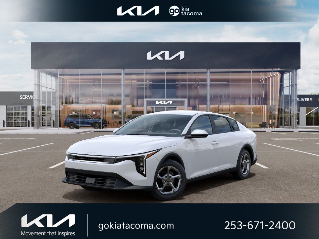Snow White 2026 Kia K4 LXS FWD Sedan Front-Wheel Drive Continuously Variable Transmission