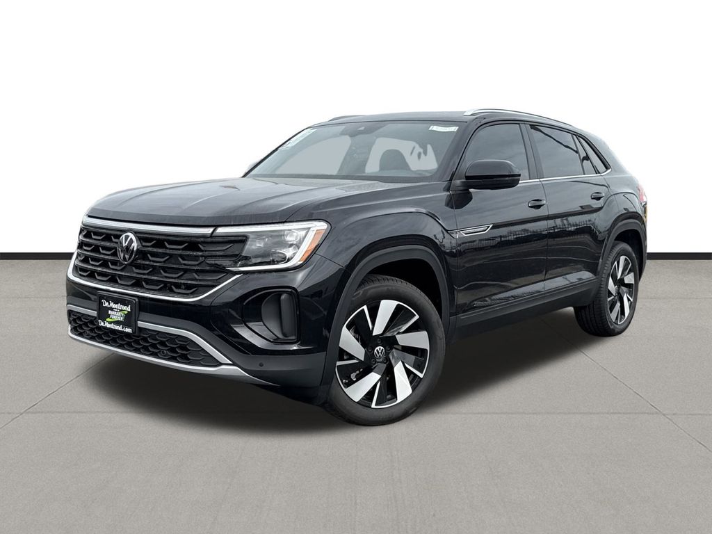 2026 Volkswagen Atlas Cross Sport 2.0T SE w/Technology Black at DeMontrond Auto Country