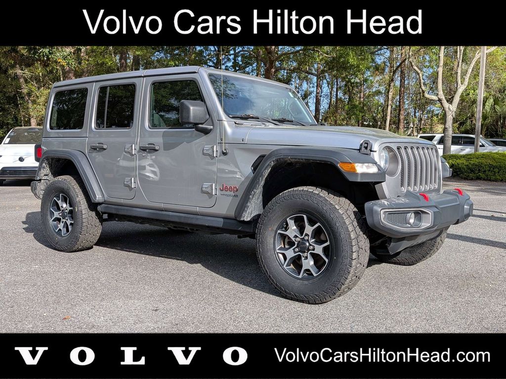 Billet Silver Metallic Clearcoat 2018 Jeep Wrangler Unlimited Rubicon 4WD SUV / Crossover Four-Wheel Drive 8-Speed Automatic