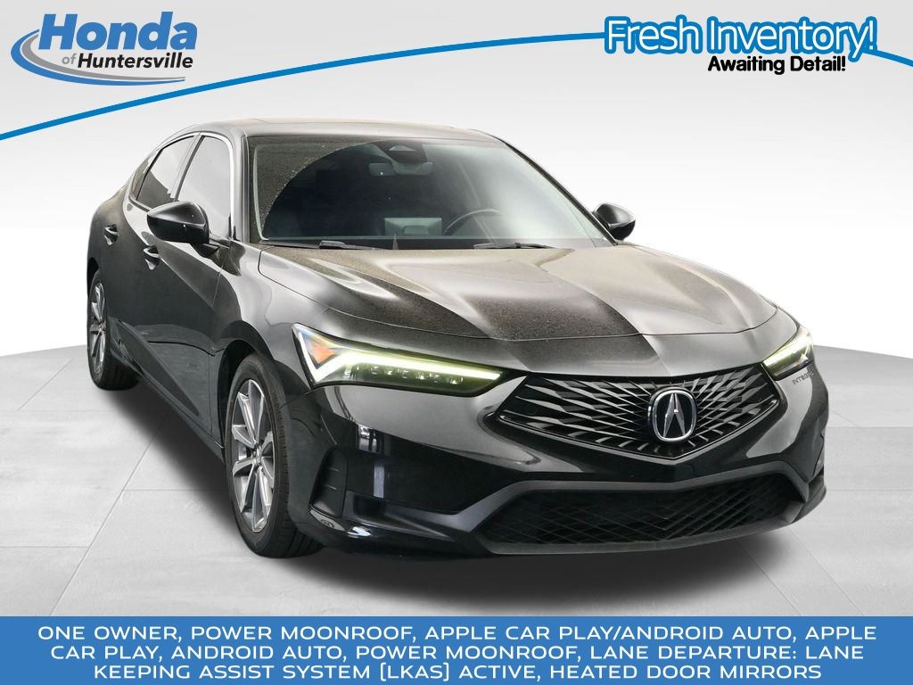 Black 2023 Acura Integra FWD Sedan Front-Wheel Drive Continuously Variable Transmission