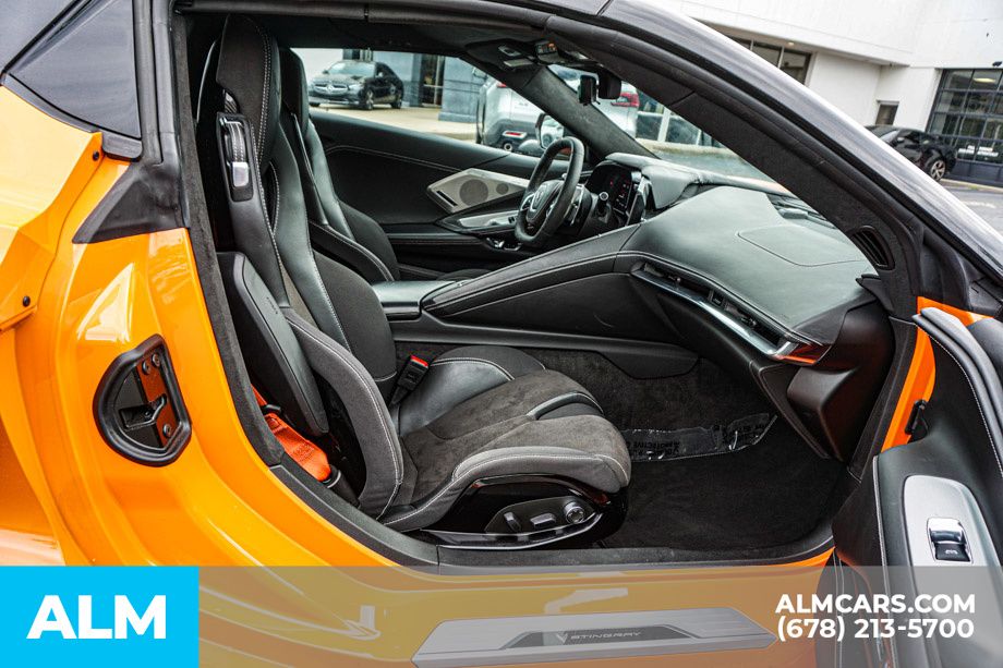 Used 2024 Orange Chevrolet Stingray image 22