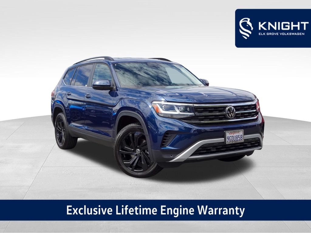 Tourmaline Blue Metallic 2023 Volkswagen Atlas SUV / Crossover Front-Wheel Drive 8-Speed Automatic
