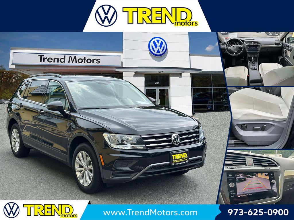 Deep Black 2019 Volkswagen Tiguan SUV / Crossover All-Wheel Drive 8-Speed Automatic