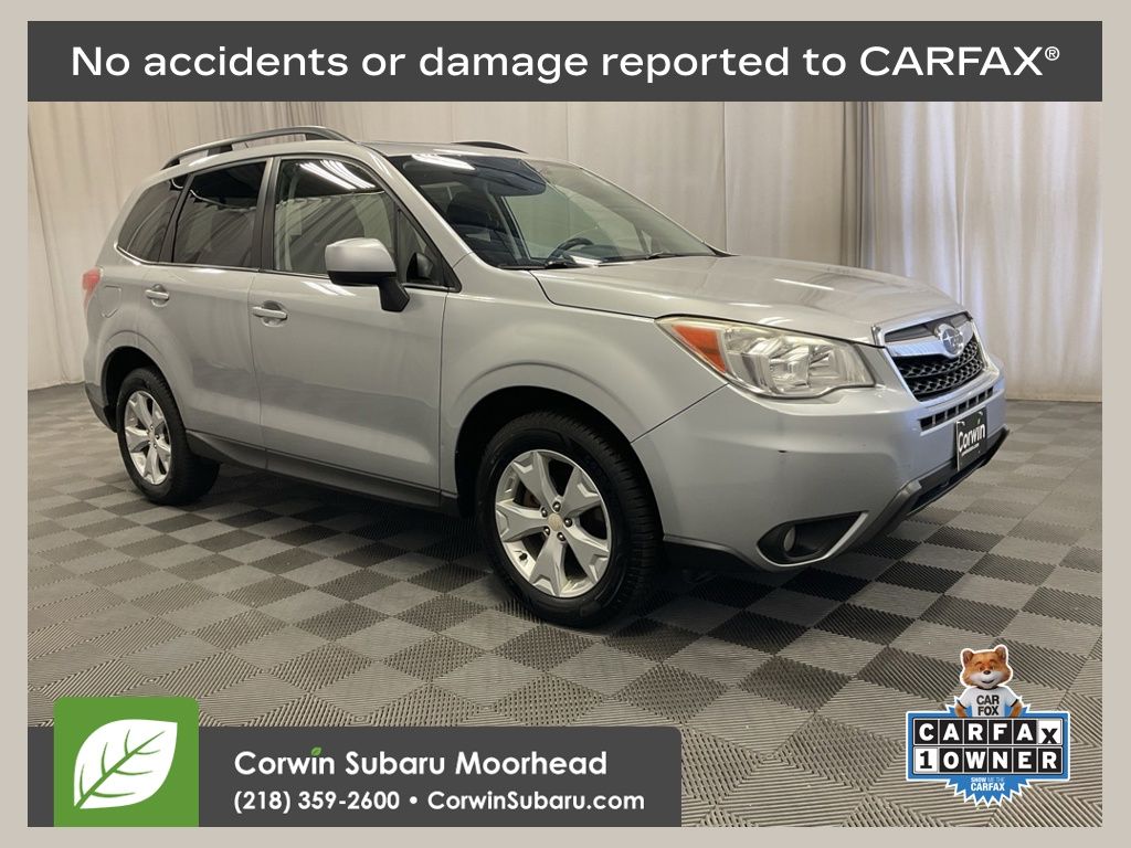 Ice Silver Metallic 2015 Subaru Forester SUV / Crossover All-Wheel Drive Continuously Variable Transmission