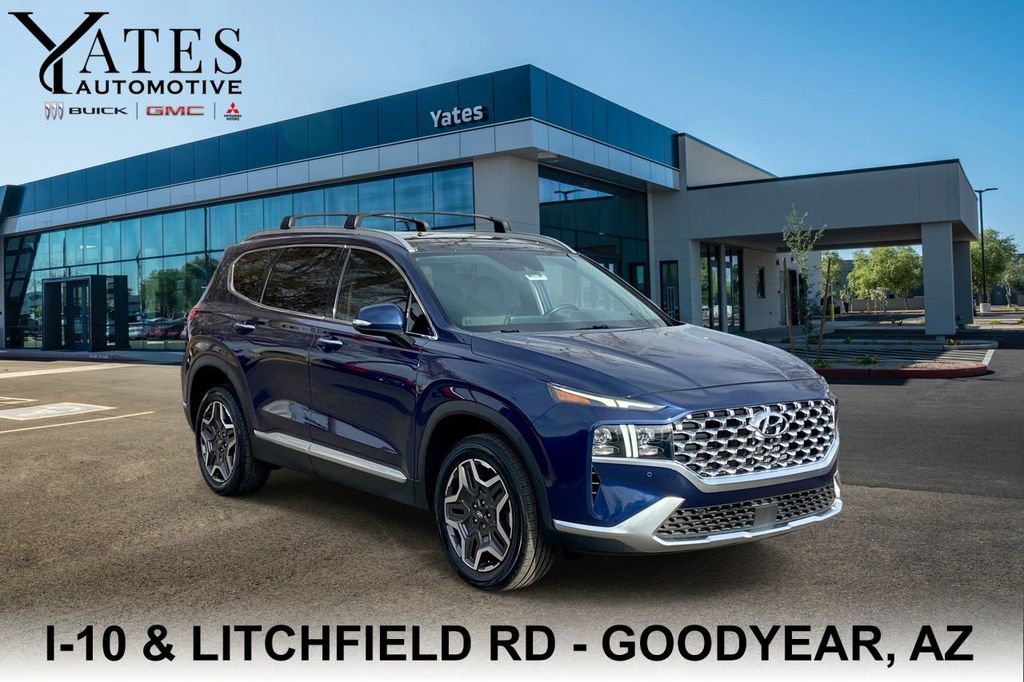 Stormy Blue 2022 Hyundai Santa Fe Limited AWD SUV / Crossover All-Wheel Drive Automatic