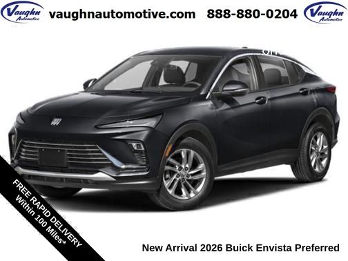 Black (Ebony Twilight Metallic) 2026 Buick Envista SUV / Crossover Front-Wheel Drive 6-Speed Automatic