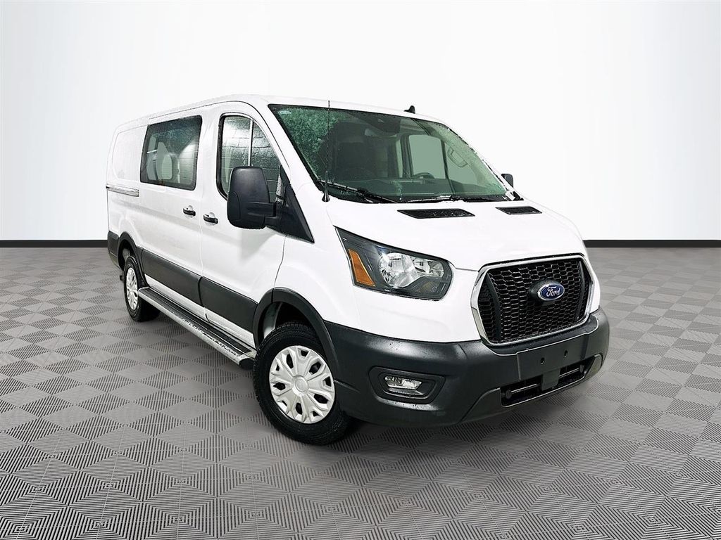 Oxford White 2024 Ford Transit Cargo 250 Low Roof LB RWD Van Rear-Wheel Drive