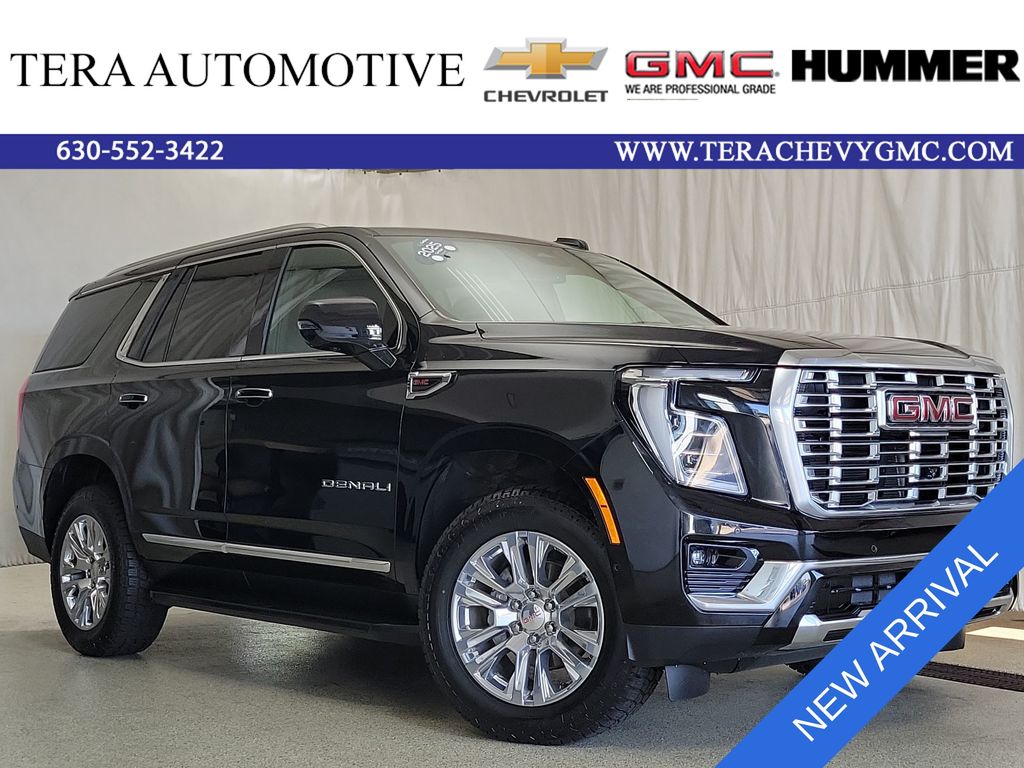 Onyx Black 2025 GMC Yukon SUV / Crossover Four-Wheel Drive