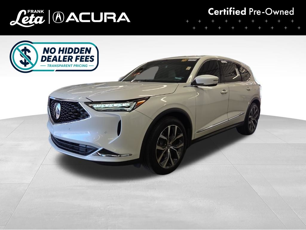 Platinum White 2024 Acura MDX SUV / Crossover All-Wheel Drive Automatic