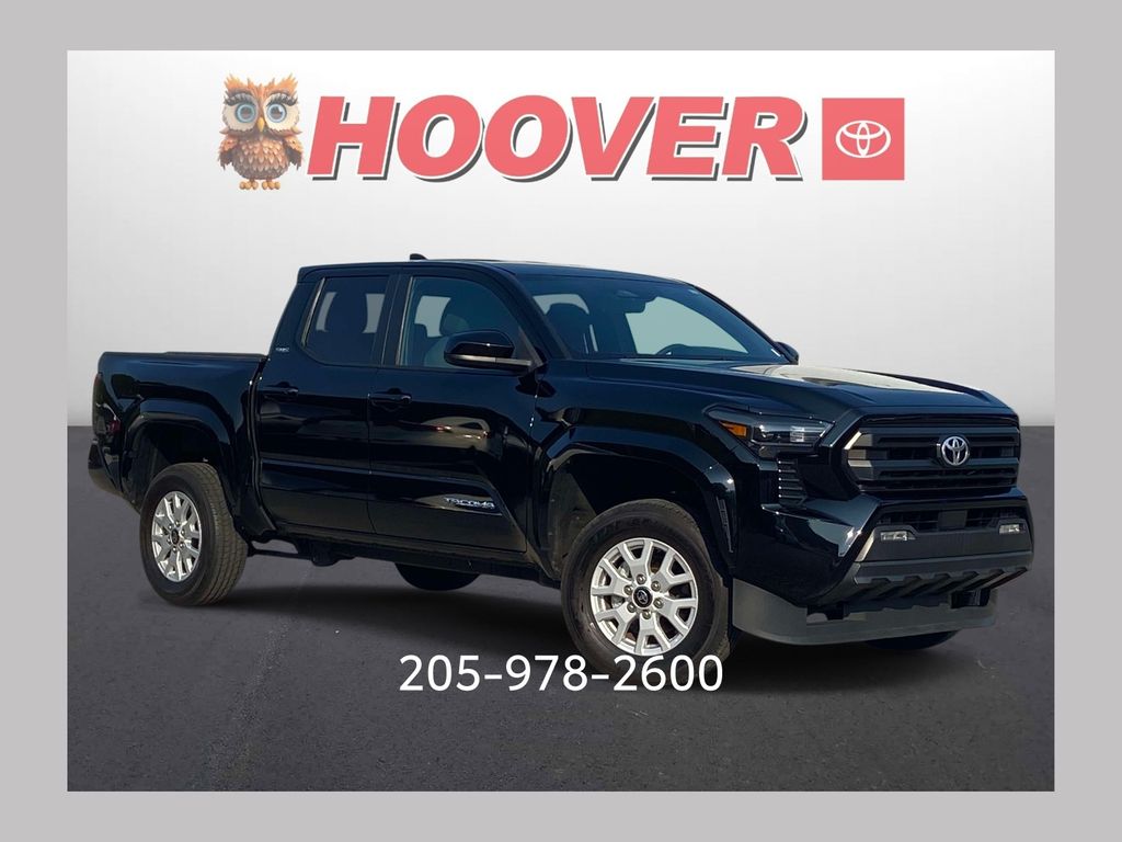 Black 2024 Toyota Tacoma Pickup Truck Four-Wheel Drive 8-Speed Automatic