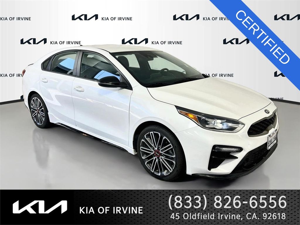 Snow White Pearl 2021 Kia Forte Sedan Front-Wheel Drive 7-Speed Automatic