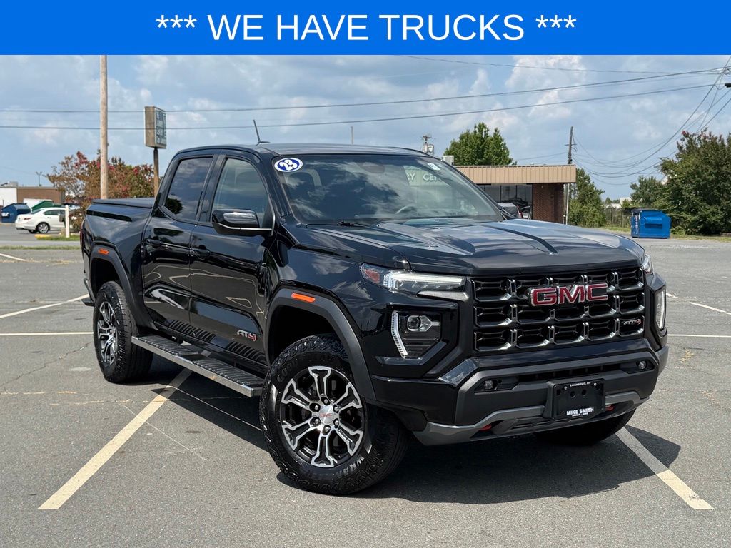 Onyx Black 2023 GMC Canyon Pickup Truck Four-Wheel Drive 8-Speed Automatic