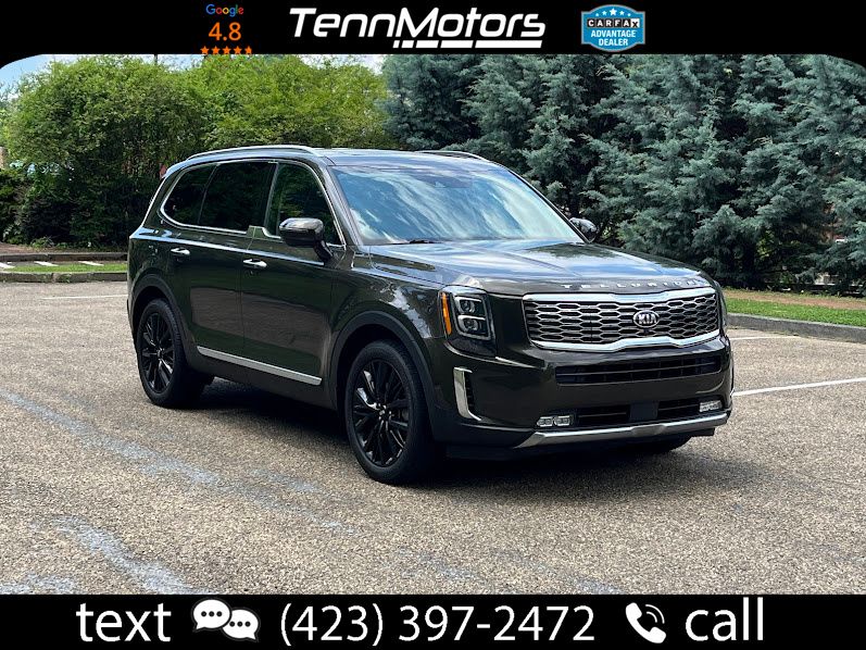 Dark Moss 2021 Kia Telluride SX FWD SUV / Crossover Front-Wheel Drive 8-Speed Automatic