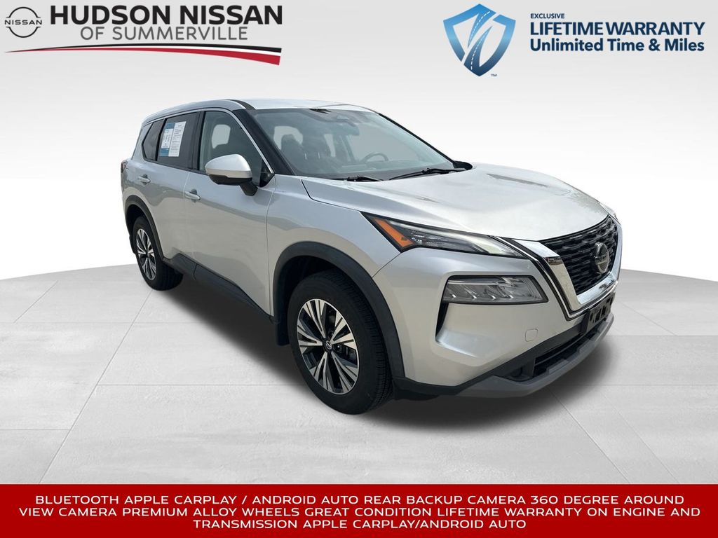 2021 Brilliant Silver Metallic Nissan Rogue SV SUV