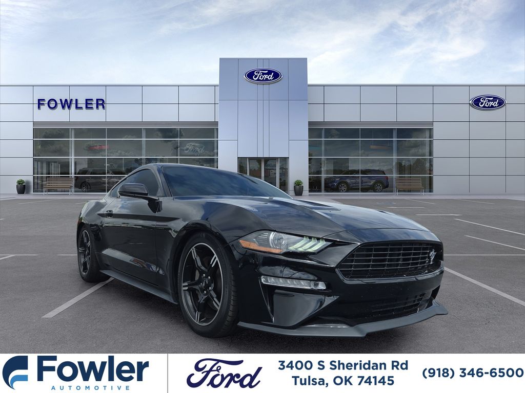 Shadow Black 2019 Ford Mustang Coupe Rear-Wheel Drive Automatic