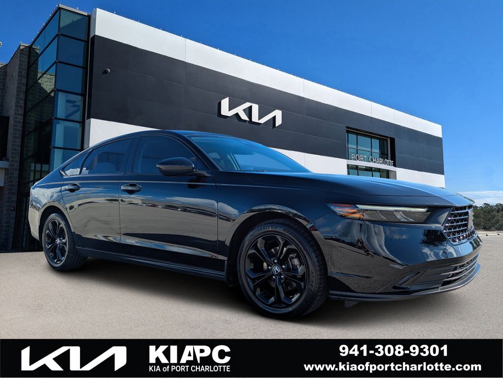 Canyon River Blue Met 2025 Honda Accord Sedan Front-Wheel Drive Continuously Variable Transmission