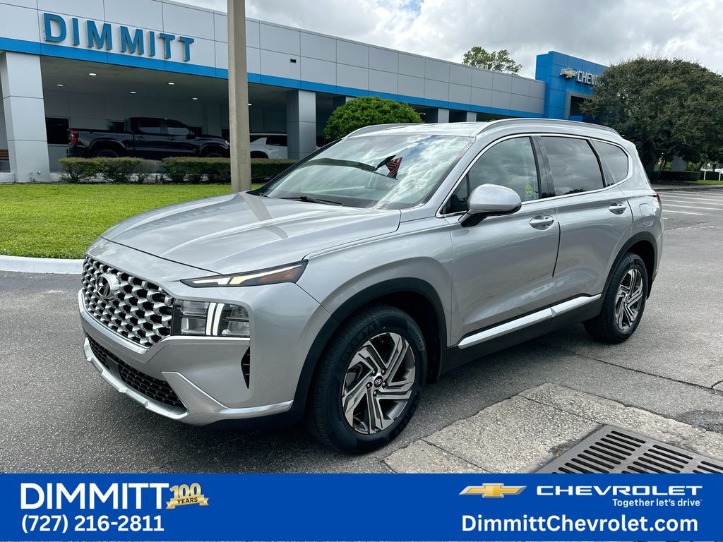 Shimmering Silver Pearl 2022 Hyundai Santa Fe SUV / Crossover Front-Wheel Drive 8-Speed Automatic