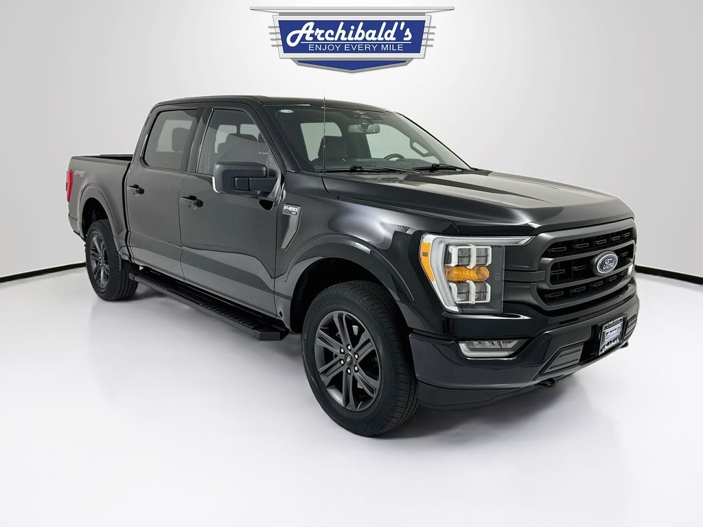 Agate Black Metallic 2023 Ford F-150 Pickup Truck Four-Wheel Drive Automatic