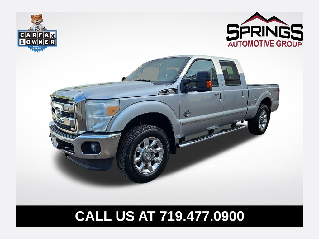 Ingot Silver 2012 Ford F-250 Super Duty Pickup Truck Four-Wheel Drive 6-Speed Automatic Overdrive